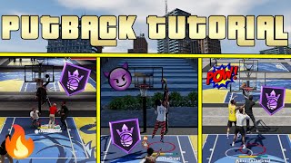 NBA 2K22  PUTBACK DUNK TUTORIAL  POWER OF HOF PUTBACK BOSS 🔥🔥🔥😈😈😈 [upl. by Mazman]