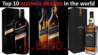 Top 10 ALCOHOL Brands in the world [upl. by Alten]