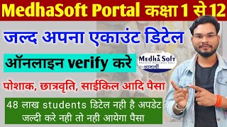 Medhsoft Portal Bihar Payment Check Online  How to Verify Class 1 to 12 Students Account Details [upl. by Aiasi273]