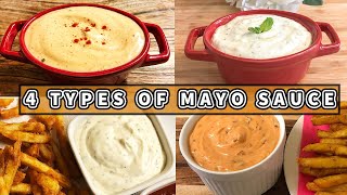 4 Amazing Mayo Dips amp Sauces  Mix It Dip It Love It  Easy DIY Dipping Sauces [upl. by Pich]