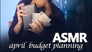 ASMR  April budget planning  no talking 💸 Planowanie budżetu kwietniowego  bez mówienia [upl. by Niltak]