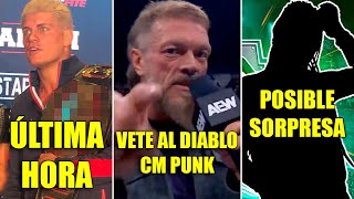 Nuevo Campeonato de WWE AEW Responde a CM Punk Posible Sorpresa en WrestleMania 40 The Rock RAW [upl. by Christa588]