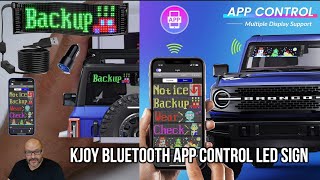 KJOY Bluetooth App Control LED Sign [upl. by Yedoc]