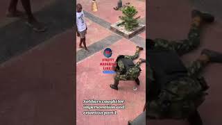 Some fake soldiers was caught while trying to collect some ransom from their victims 🤯🤯 fyp [upl. by Chuck]