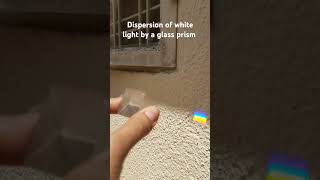 Dispersion of white light by a glass prism [upl. by Eet]