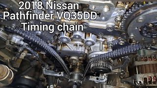 2018 nissan pathfinder timing chains replacement incar [upl. by Skurnik]