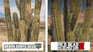 Red Dead Redemption 2 ONE X vs GTA V PC Ultra  Graphics amp Details Comparison  Comparativa [upl. by Lirrad]