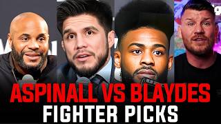 Fighters Predict Tom Aspinall vs Curtis Blaydes 2 UFC 304 [upl. by Swayder694]