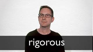 How to pronounce RIGOROUS in British English [upl. by Ludvig964]