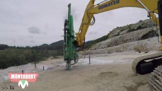 CPA XTend – Montabert CPA XTend Drill Attachment in Action [upl. by Etnomal213]