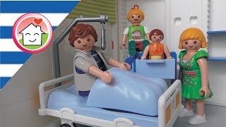 Playmobil ταινία Ο μπαμπάς μπαίνει στο νοσοκομείο  Οικογένεια Οικονόμου [upl. by Albertine]