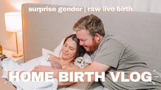 HOME BIRTH VLOG SURPRISE GENDER  RAW amp UNFILTERED BIRTH OF BABY 3  Emma Donaldson [upl. by Mellar]