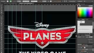 Disney Planes Logo Tutorial Adobe Illustrator Pt1 [upl. by Allebasi]