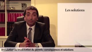 Invalidation ou annulation du permis  conséquences et solutions [upl. by Sankey]