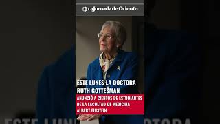 La doctora Ruth Gottesman donó mil mdd a la Facultad de Medicina Albert Einstein en el Bronx NY [upl. by Acemat]