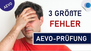 Wie du die 3 größten Fehler in der AEVO Prüfung vermeidest [upl. by Persons521]