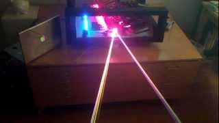 The 5 watt RGB laser projector [upl. by Dumanian]