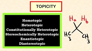 Topicity  homotopic heterotopic enantiotopic diastereotopic  Stereochemistry [upl. by Panta902]