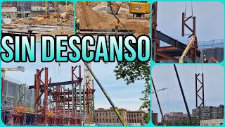 🔴OBRAS CAMP NOU25 de Mayo⚠️Nuevas piezas en el tetrix y más hormigón para el parking [upl. by Ymeon]