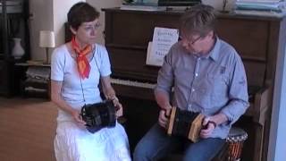 English Concertina and Anglo Concertina together Lesson 14 [upl. by Akitnahs]