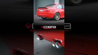 BMW M3 E46 Rear Performance Exhaust by Cobra Sport [upl. by Lam]