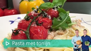 Pasta met tonijnsaus  Koken amp bakken met SterkInDeKeuken [upl. by Jeane]