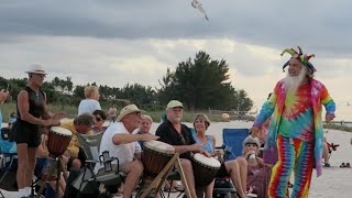 Nokomis Beach Drum Circle 2015 [upl. by Aerdnwahs]