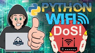 Python WiFi DoS Denial of Service attack [upl. by Dloniger]