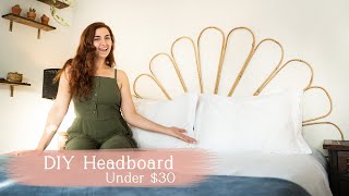 Cheap and easy DIY boho headboard [upl. by Polinski583]