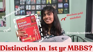 Distinction in 1st year MBBS  Resources and Tips [upl. by Tansy]