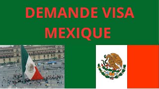 Procédure de demande de visa pour le Mexique [upl. by Stephanus]