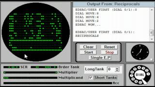 Edsac Electronic Delay Storage Automatic Calculator in 1949 and OXO TicTacToe game in 1952 [upl. by Eerhs]