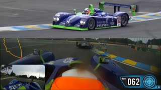 Dallara SP1 Judd V10 LMP1 Rollcentre Racing  Onboard Le Mans 2021 [upl. by Eeleak]