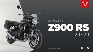 Kawasaki Z900 RS 2021  Hochwertiges Motorradzubehör von SWMOTECH [upl. by Cacie]