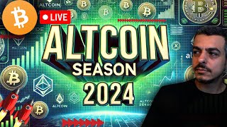 🔴 BITCOIN HOJE  TEMPORADA DAS ALTCOINS COMEÇOU SEXTA Analisando Mercados  ETF BlackRock Bitcoin [upl. by Carrnan]