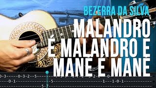 Bezerra da Silva  Malandro é Malandro e Mané é Mané aula de cavaquinho [upl. by Woodie343]