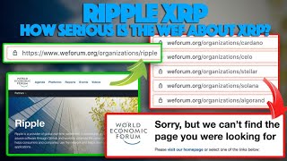 Ripple XRP How Much Is XRP Preferred Over Other Cryptos By The World Economic Forum [upl. by Mohandas]