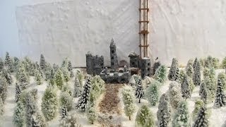 Make a Game of Thrones Diorama The Wall and Castle Black [upl. by Hoppe]