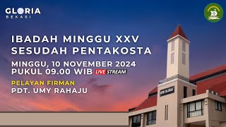 IBADAH MINGGU XXV SESUDAH HARI PENTAKOSTA  MINGGU 10 NOVEMBER 2024 Pkl 0900 WIB [upl. by Wachtel]