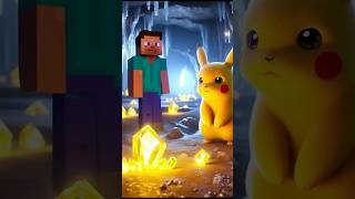 Pikachu y Steve El Reto de la Cueva Brillante [upl. by Rehpotsrhc]