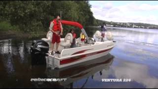 Princecraft  Ventura 224 2014 Bateau ponté  Deck boat [upl. by Mikkel]