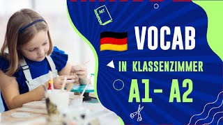 Learn German Vocab  Easy German In Der KLASSENZIMMER mmehrukh [upl. by Aubyn824]