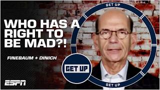 Paul Finebaum IS FURIOUS over the latest College Football Playoff Rankings 🍿  Get Up [upl. by Llekram]