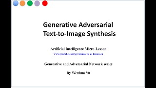 Generative Adversarial for Text to Image Synthesis [upl. by Loleta111]