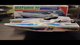 Kyosho Heatwave GP Nitro boat First view [upl. by Arramas]