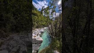 Juriš HITRE vode Hladne KORITNICA  Slovenija reka river riverside riverofdreams gorges bovec [upl. by Alrich]