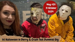 Vlog211  Halloween amp Crash Test Dummies in Derry [upl. by Nnairek]