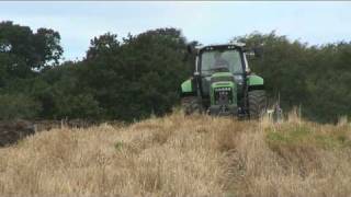 DeutzFahr Agrotron TTV630 tractor in action [upl. by Samaj]