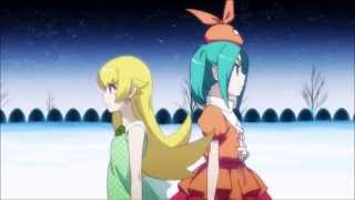 Tsukimonogatari Shinobu vs Yotsugi [upl. by Merwyn]