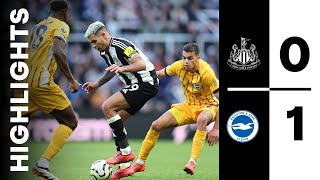 Newcastle United 0 Brighton and Hove Albion 1  Premier League Highlights [upl. by Junius]